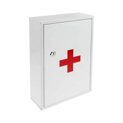 metal first aid box with lock|wall mounted first aid box.